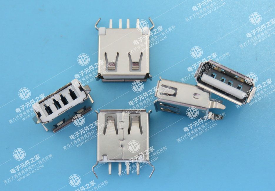 USB AF 180°DIP 13.0弯脚