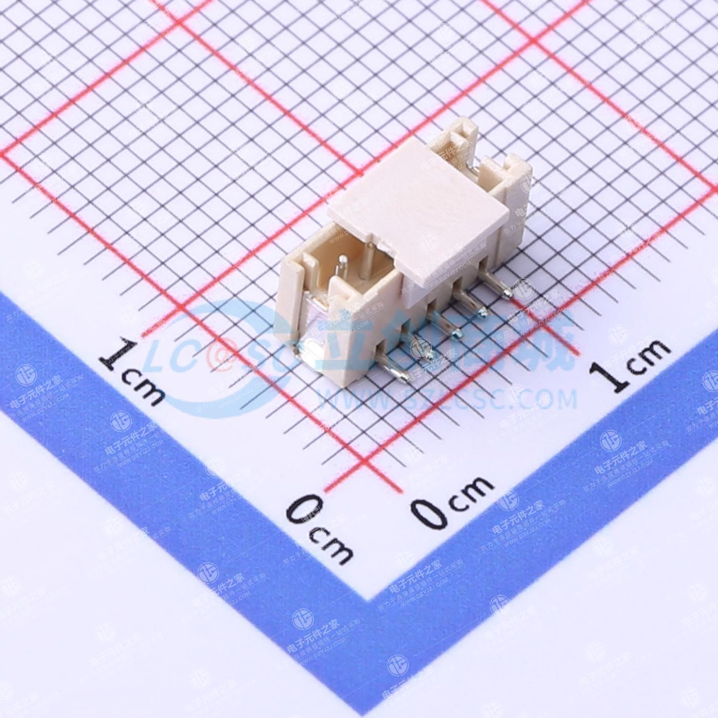 1x5P 间距:1.5mm 立贴 系列:ZH