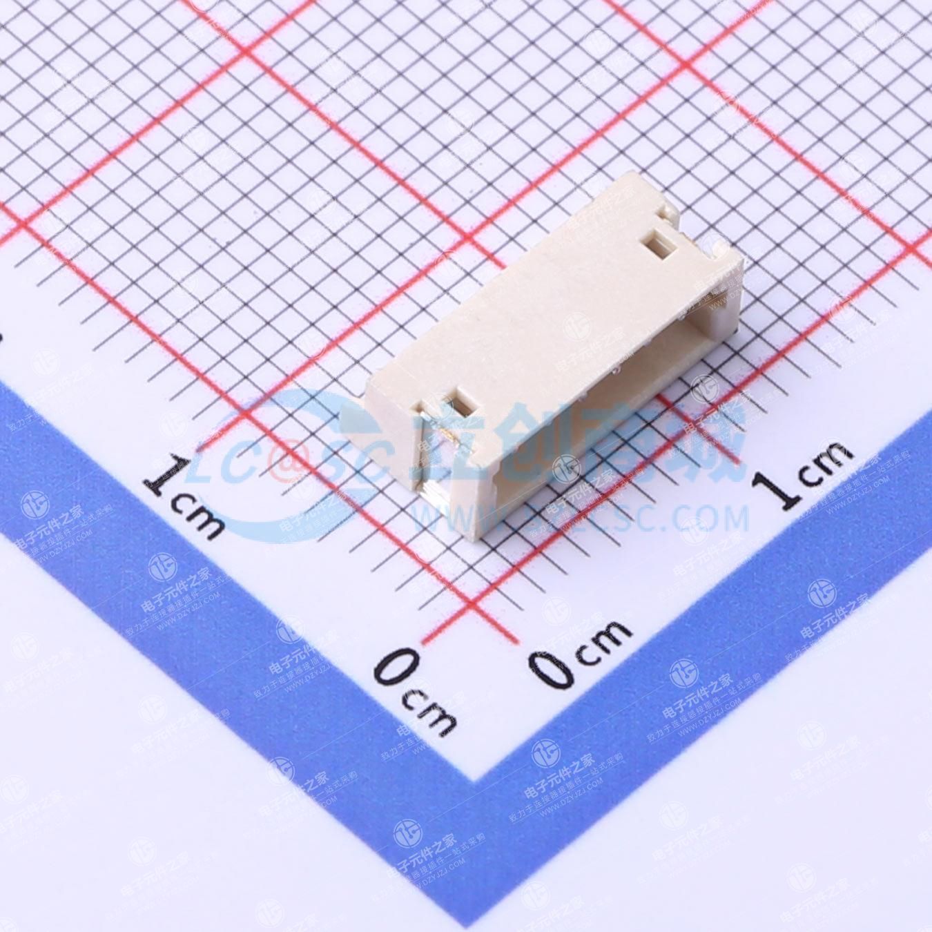 1x6P 间距:1.5mm 卧贴