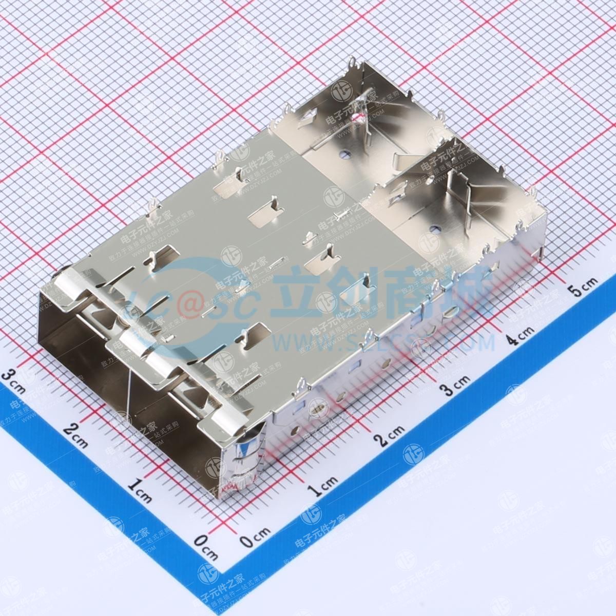 SFP+ CAGE 1x2