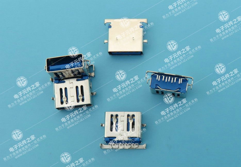 USB 3.0 反向沉板1.36 平口