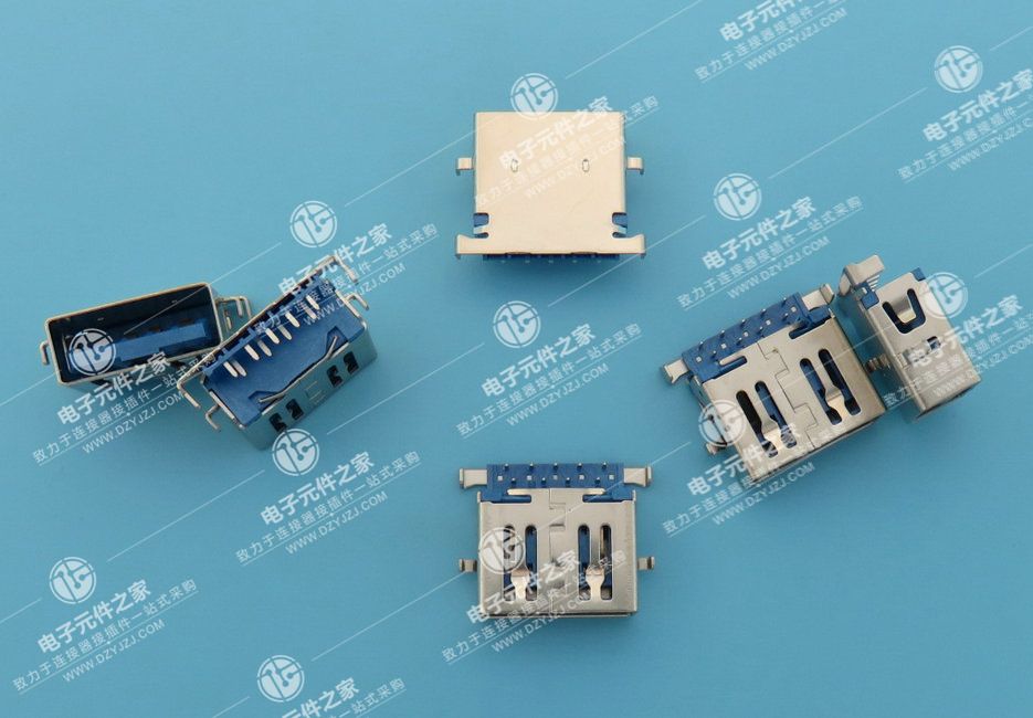 USB 3.0 反向沉板1.36 平口