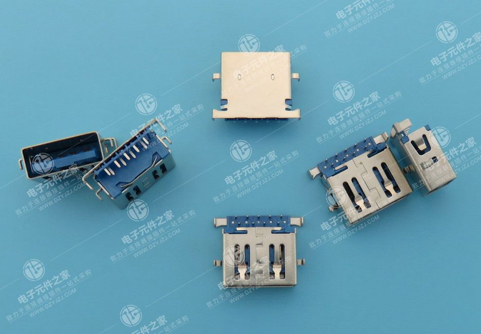 USB 3.0 反向沉板1.36 平口