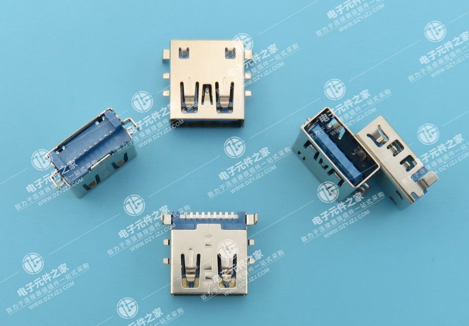 USB 3.0 AF 沉板前插后贴 无卷边