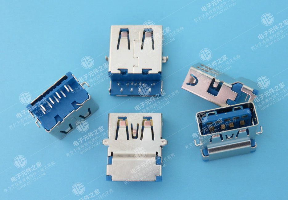 USB 3.0 AF 沉板反向DIP CH-2.5
