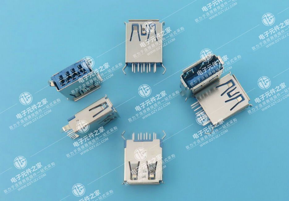 点击查看大图 USB 3.0 AF 180°DIP 有卷边 体长15.0
