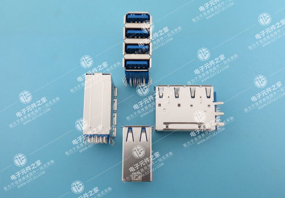 USB 3.1 AF 90°DIP 四层