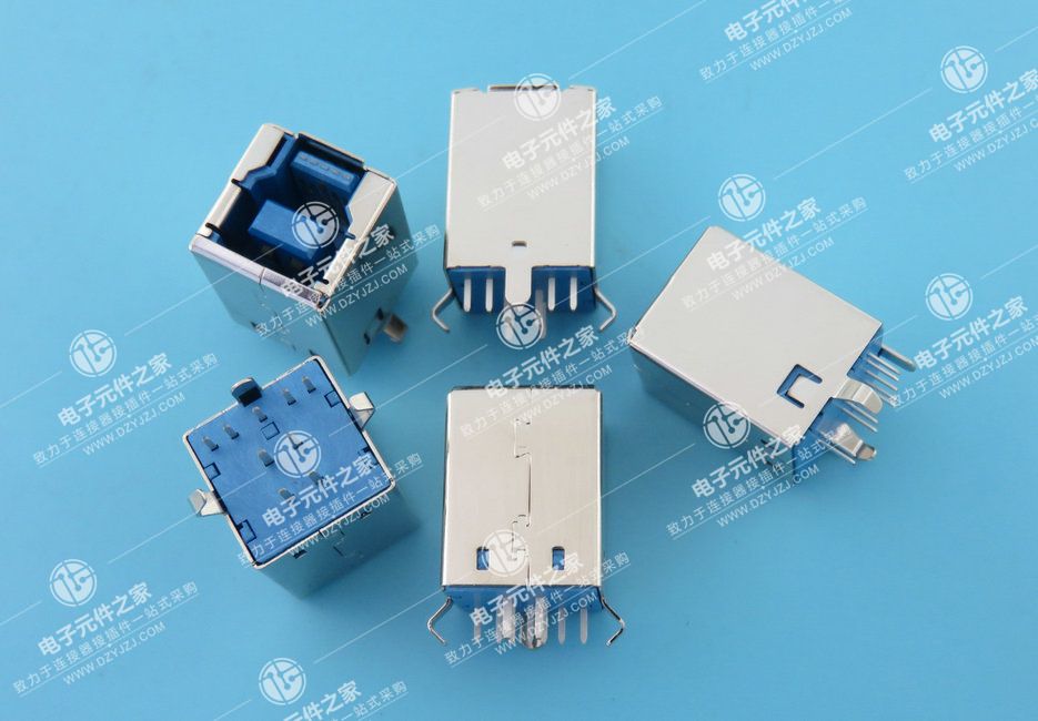 USB 3.0 BF 180°DIP弯脚