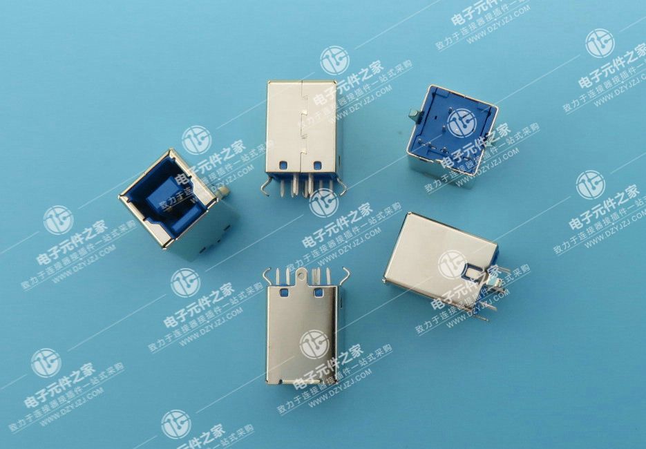 USB 3.0 BF 180°DIP弯脚