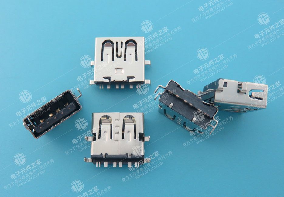 USB 3.1 AF 10Gbps 沉板 H=3.0mm 无卷边
