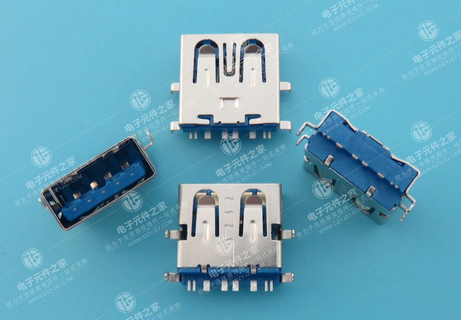 USB 3.1 AF 10Gbps 沉板 H=3.5mm 无卷边