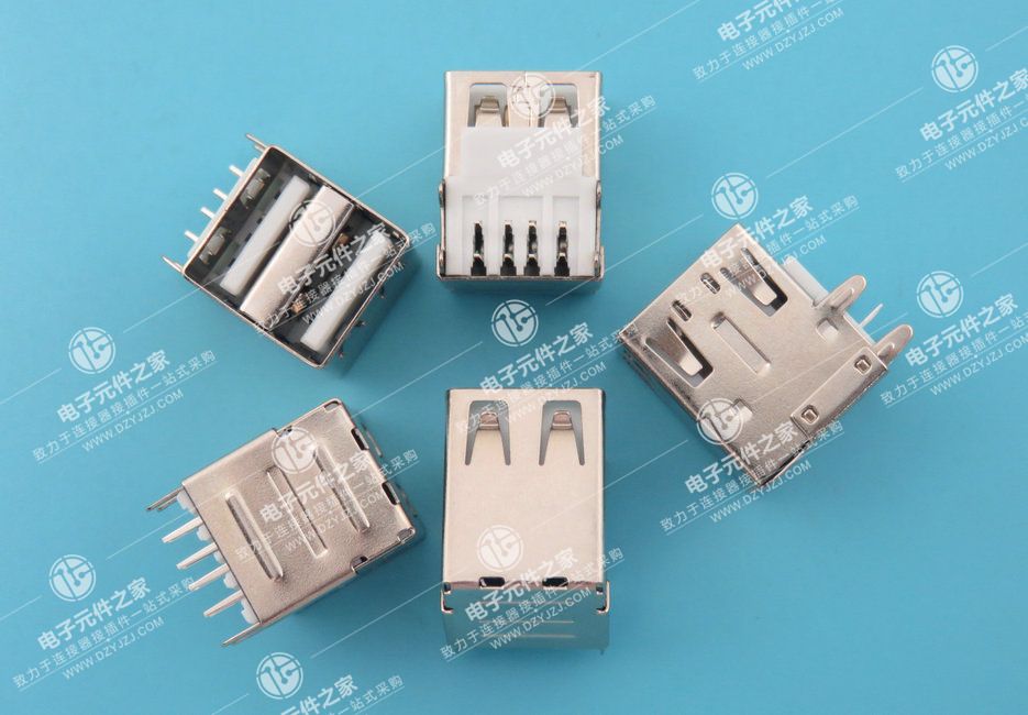 USB AF 双层90度 直脚无卷边