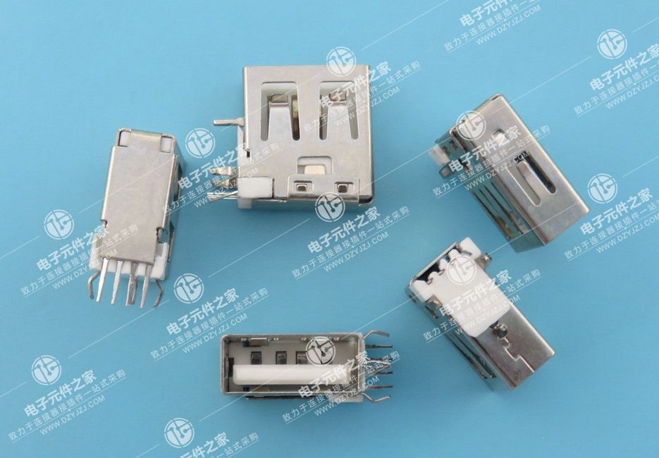 USB AF 短体侧插无卷边O型脚