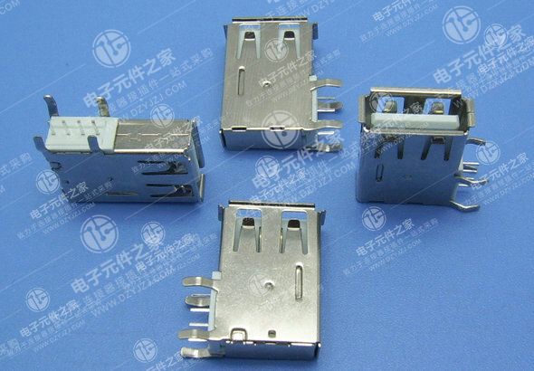 USB AF 长体侧插有卷边
