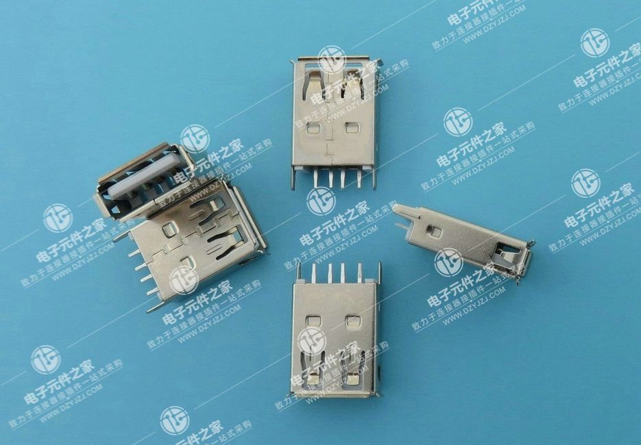 USB AF 180°DIP 17.5 直脚