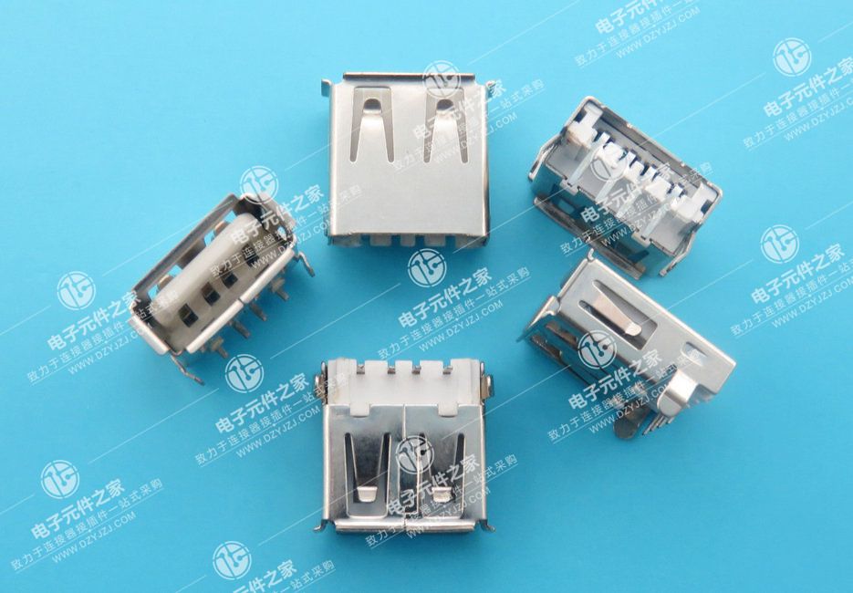 USB AF 90° 沉板 有卷边弯脚