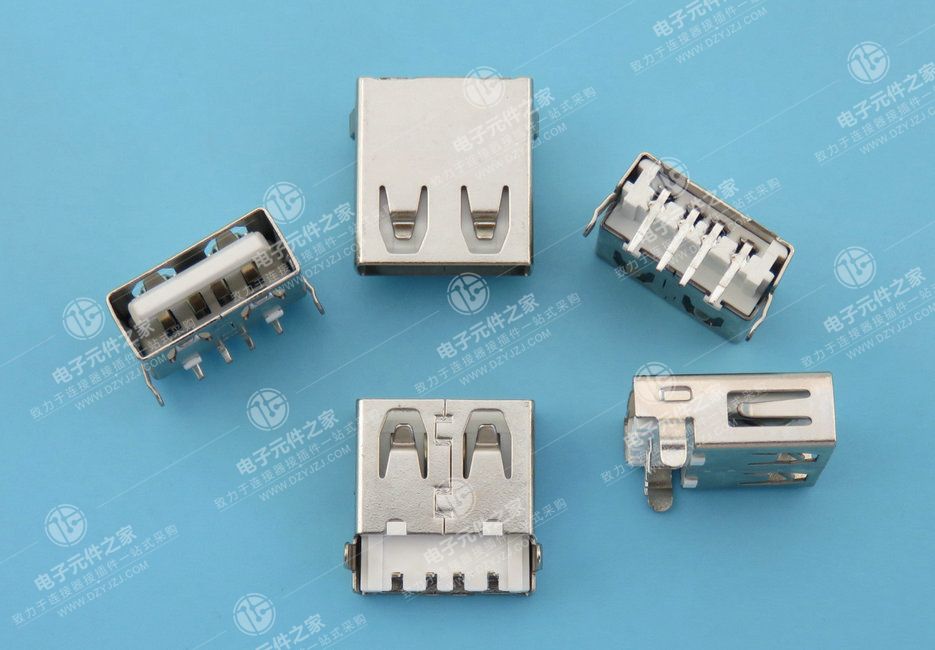 USB AF 90° 沉板弯脚 无卷边