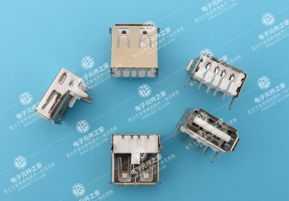 USB AF 90°DIP T型直角