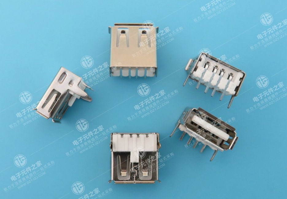 USB AF 90°DIP T型直角