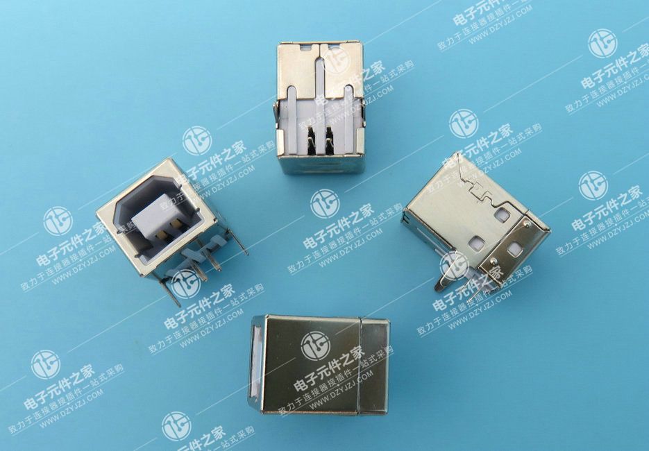 USB BF 90° DIP 直脚