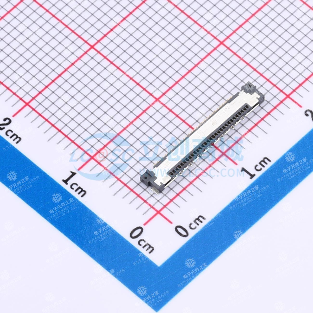 无锁 P数:30P 间距:0.4mm