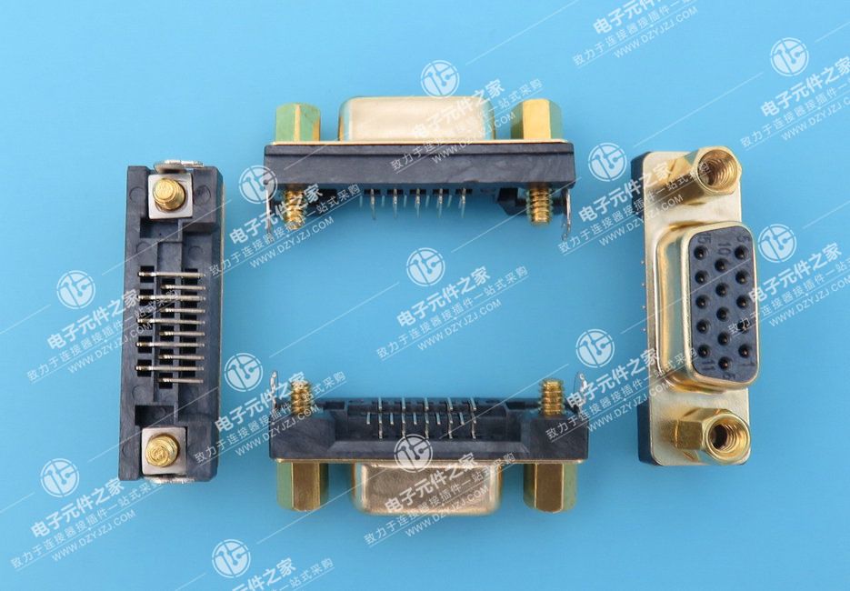 VGA 母座超薄 前10后5