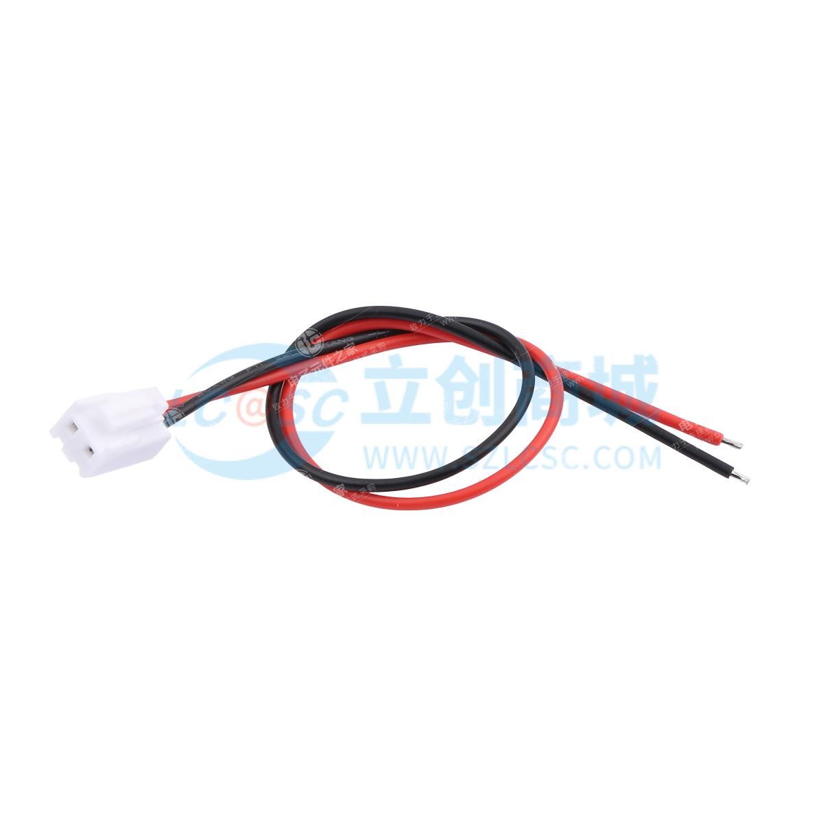 VH3.96mm-2P端子线 单头镀锡3mm 线长200mm 20AWG