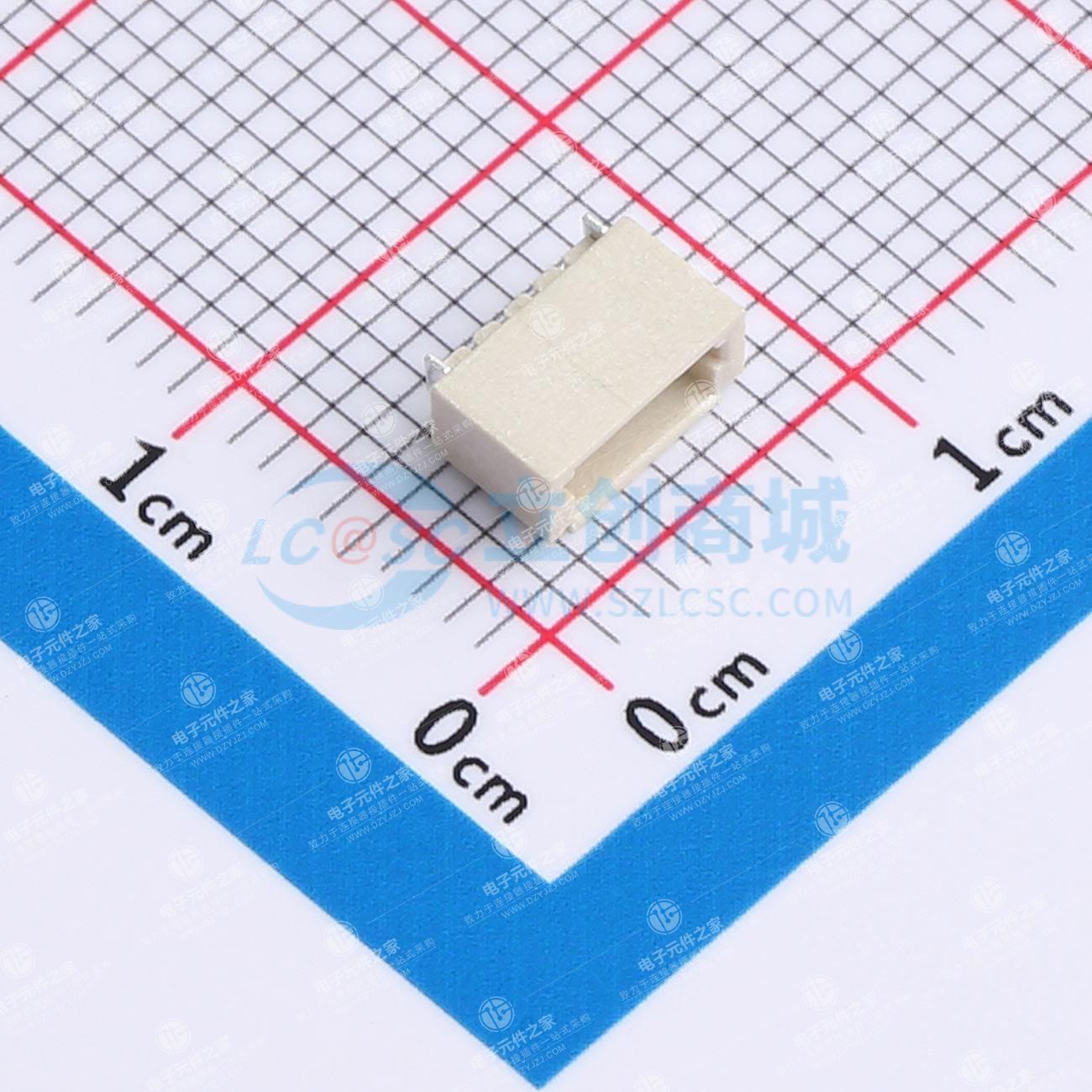 1x4P 间距:1mm 卧贴