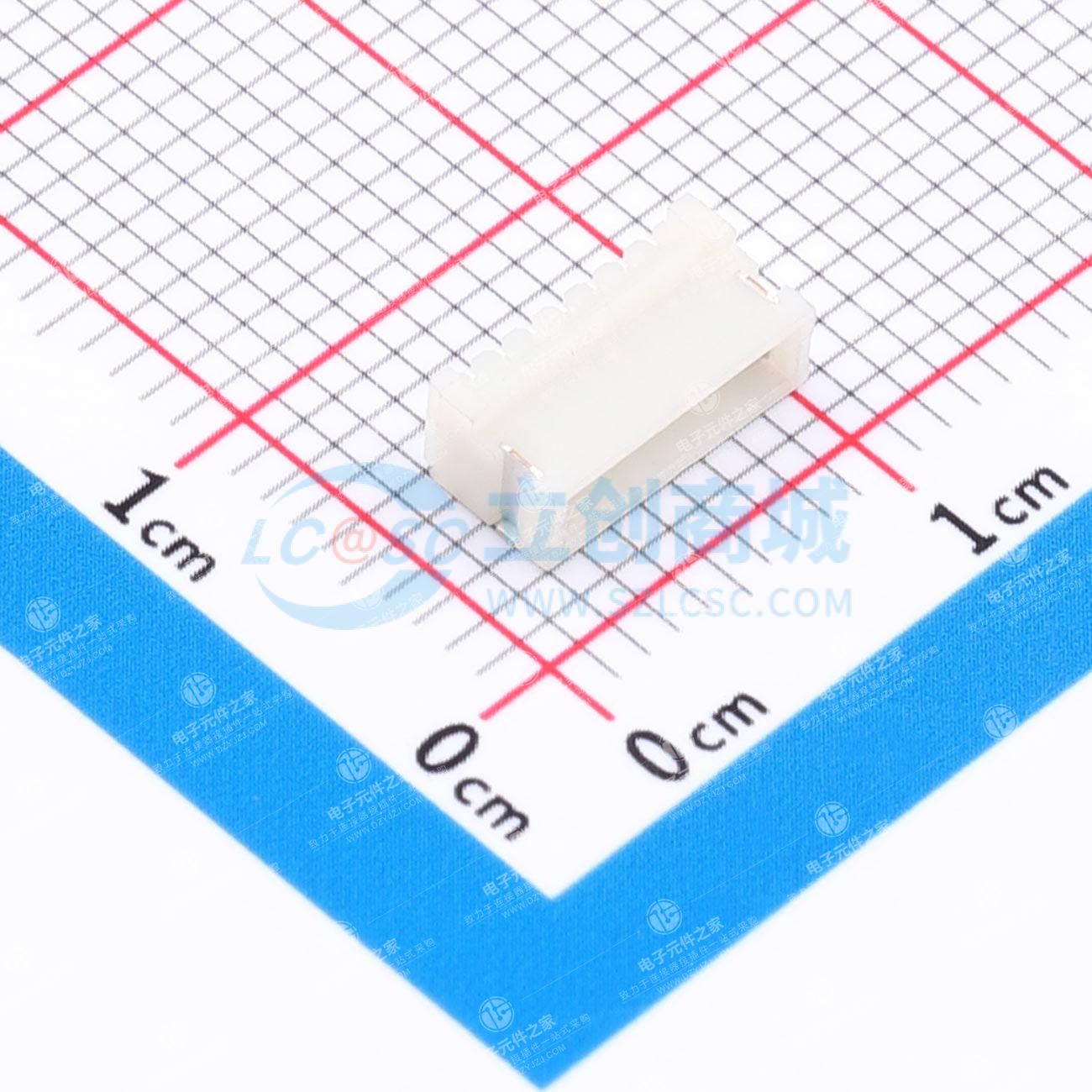 1x7P 间距:1mm 卧贴
