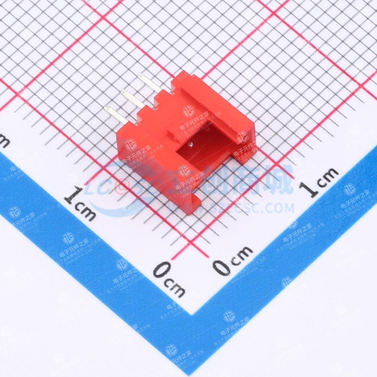 1x3P 间距:2mm 直插 系列:HY