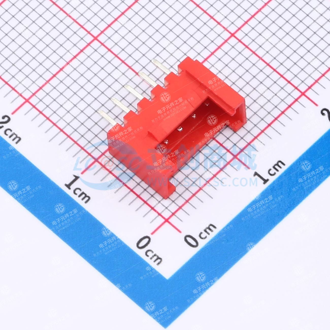 1x5P 间距:2mm 直插 系列:HY