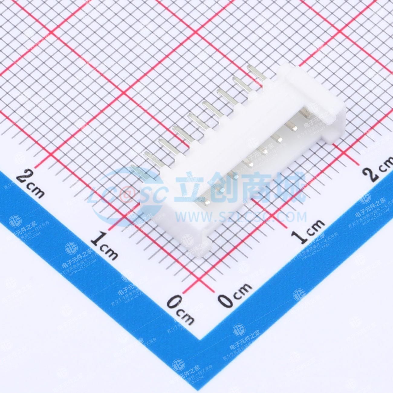 1x9P 间距:2mm 直插 系列:HY