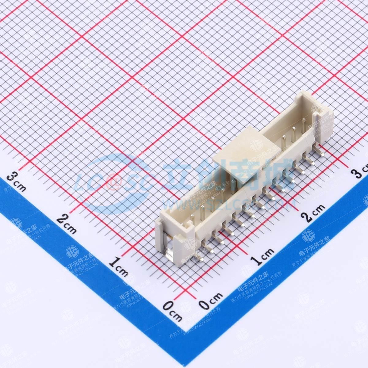 1x13P 间距:2mm 立贴 系列:HY