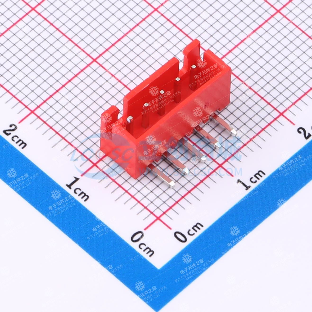 1x5P 间距:2.5mm 弯插 系列:XH