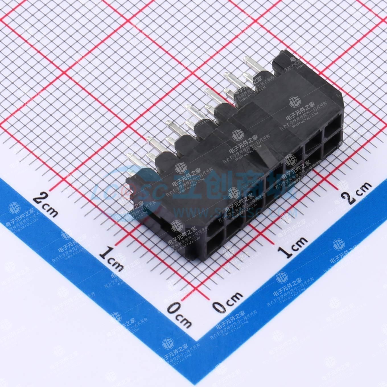2x7P 间距:3mm 直插 系列:Micro-Fit(MX 3.0)