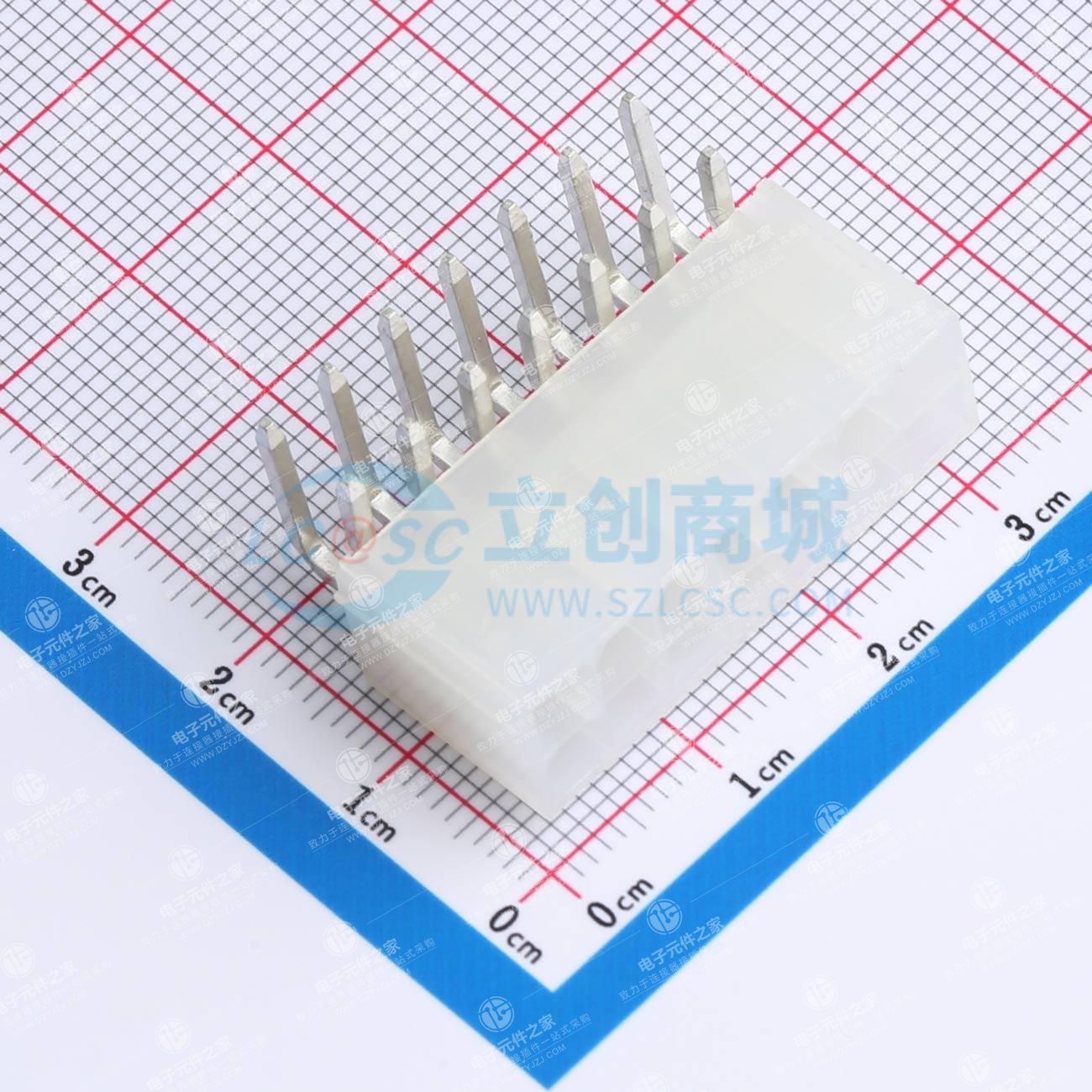 2x7P 间距:4.2mm 弯插