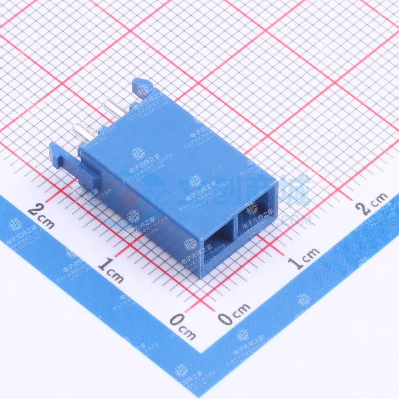 1x2P 间距:4.5mm 直插