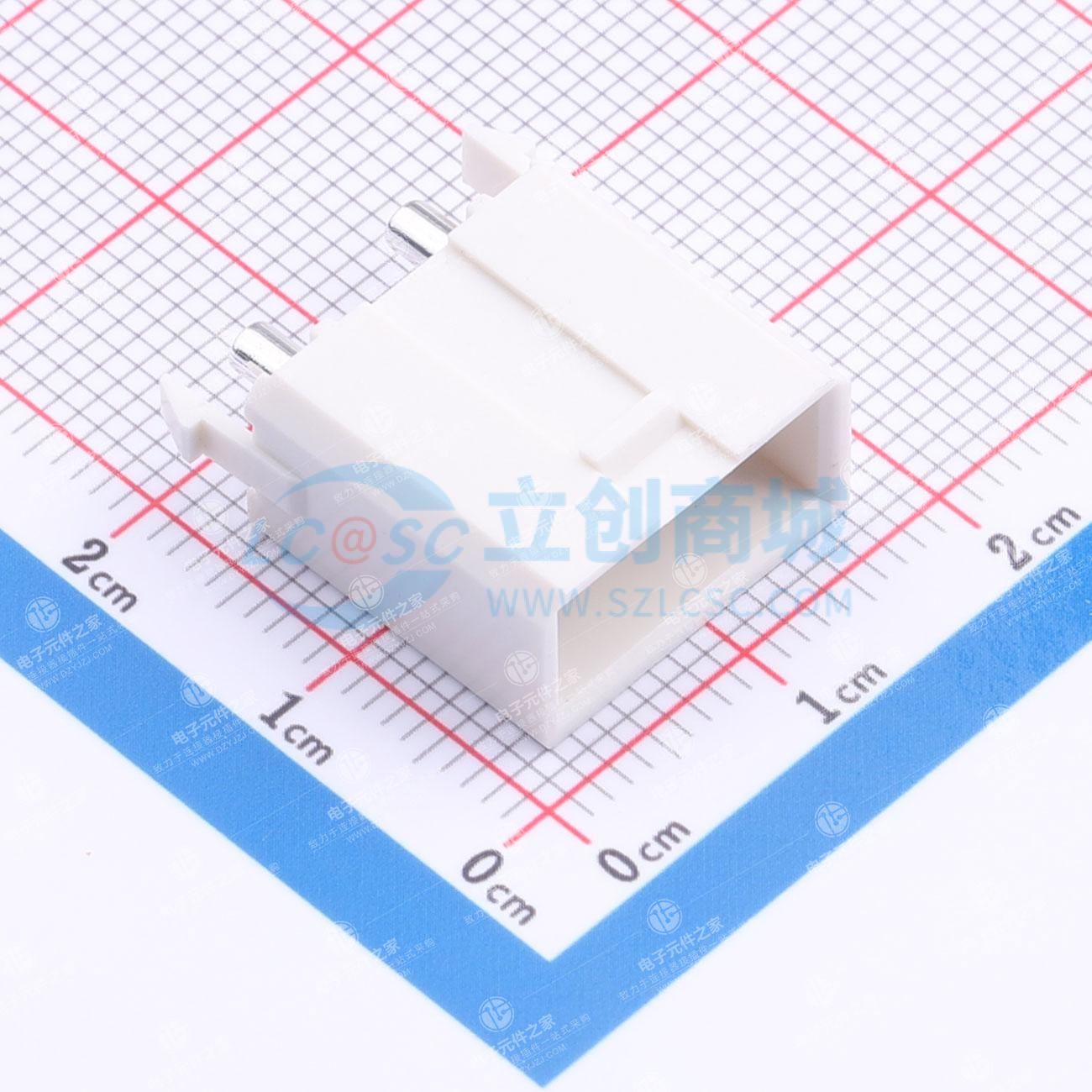 1x2P 间距:8mm 直插