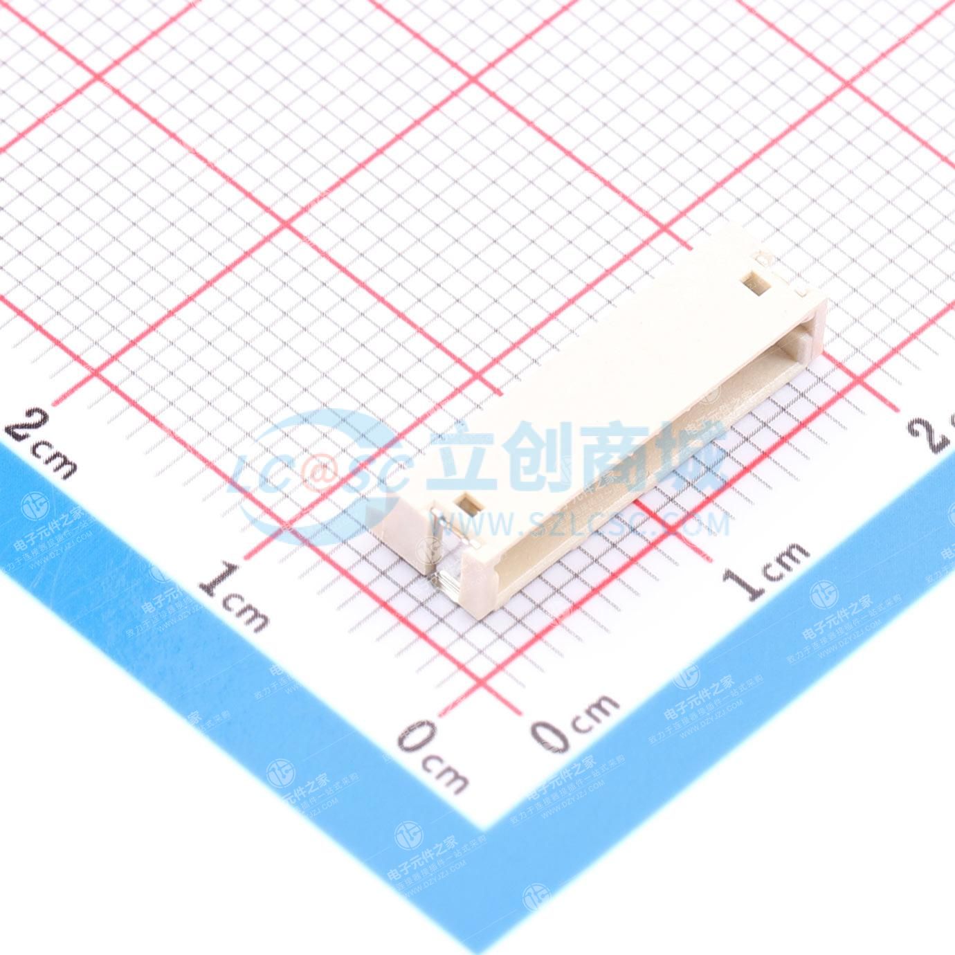 1x10P 间距:1.5mm 卧贴