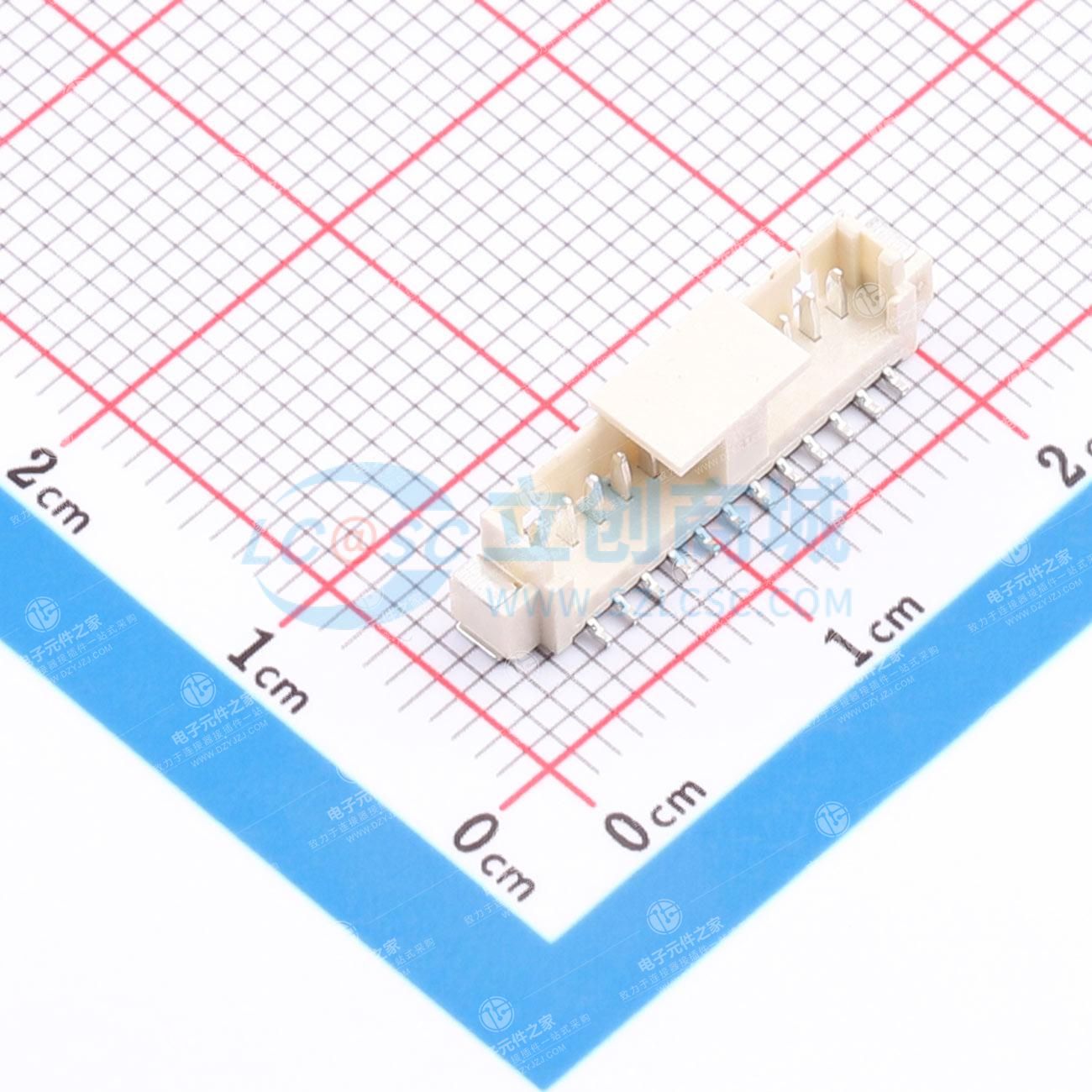 1x12P 间距:1.25mm 立贴