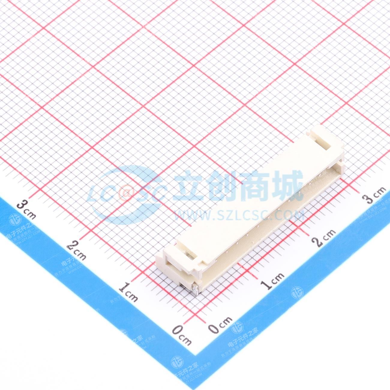1x13P 间距:2mm 卧贴