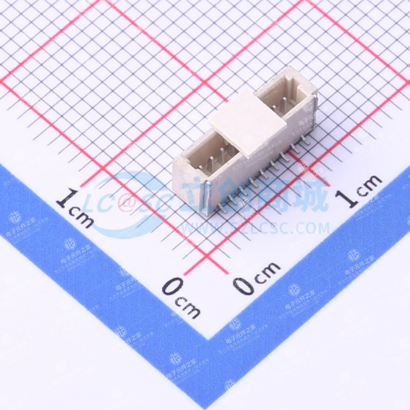 1x9P 间距:1mm 立贴 系列:SH