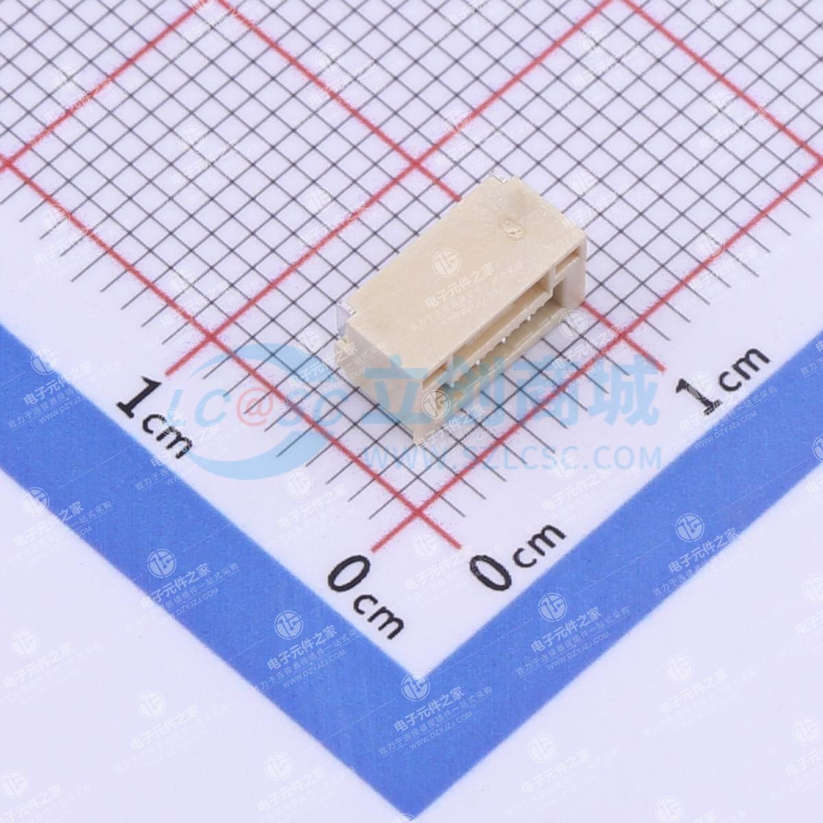 1x4P 间距:1.25mm 卧贴 系列:GH
