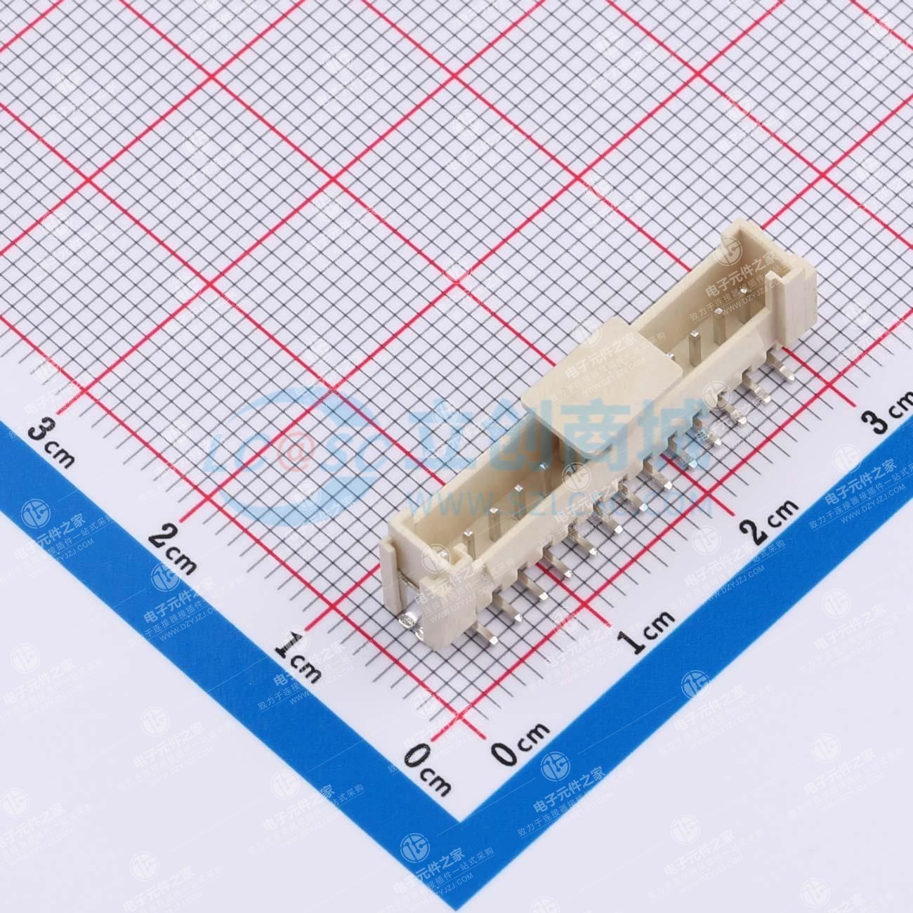 1x13P 间距:2mm 立贴