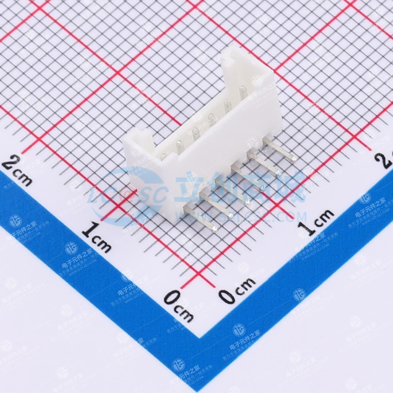 1x6P 间距:2mm 弯插 系列:HY