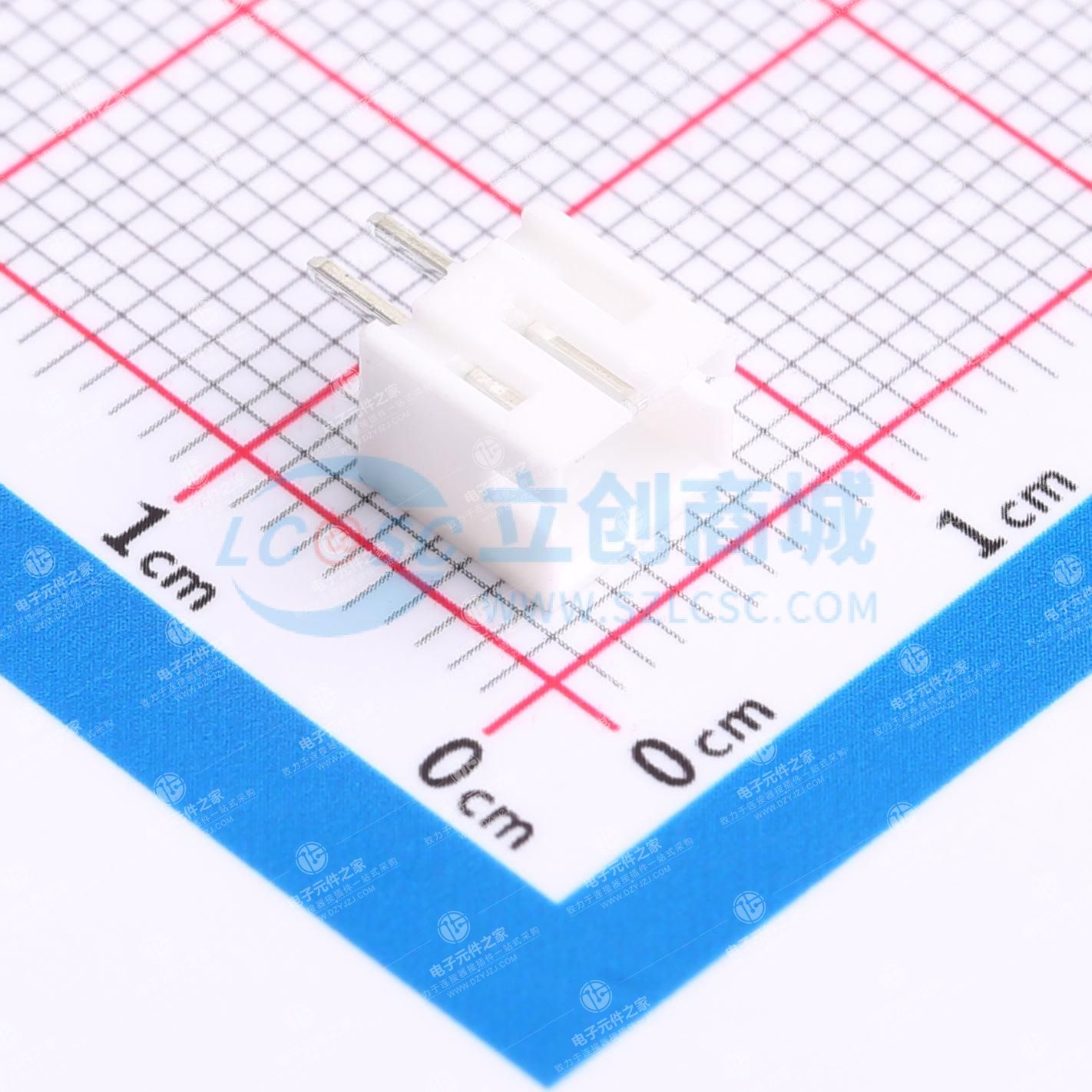 1x2P 间距:2mm 直插 系列:PH
