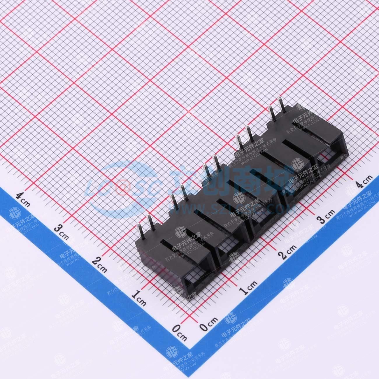 1x10P 间距:2.54mm 弯插