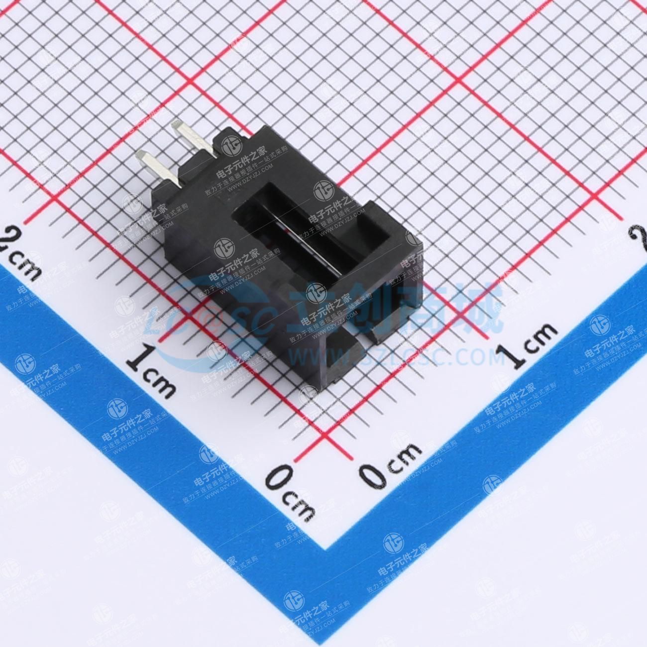 1x2P 间距:2.54mm 直插