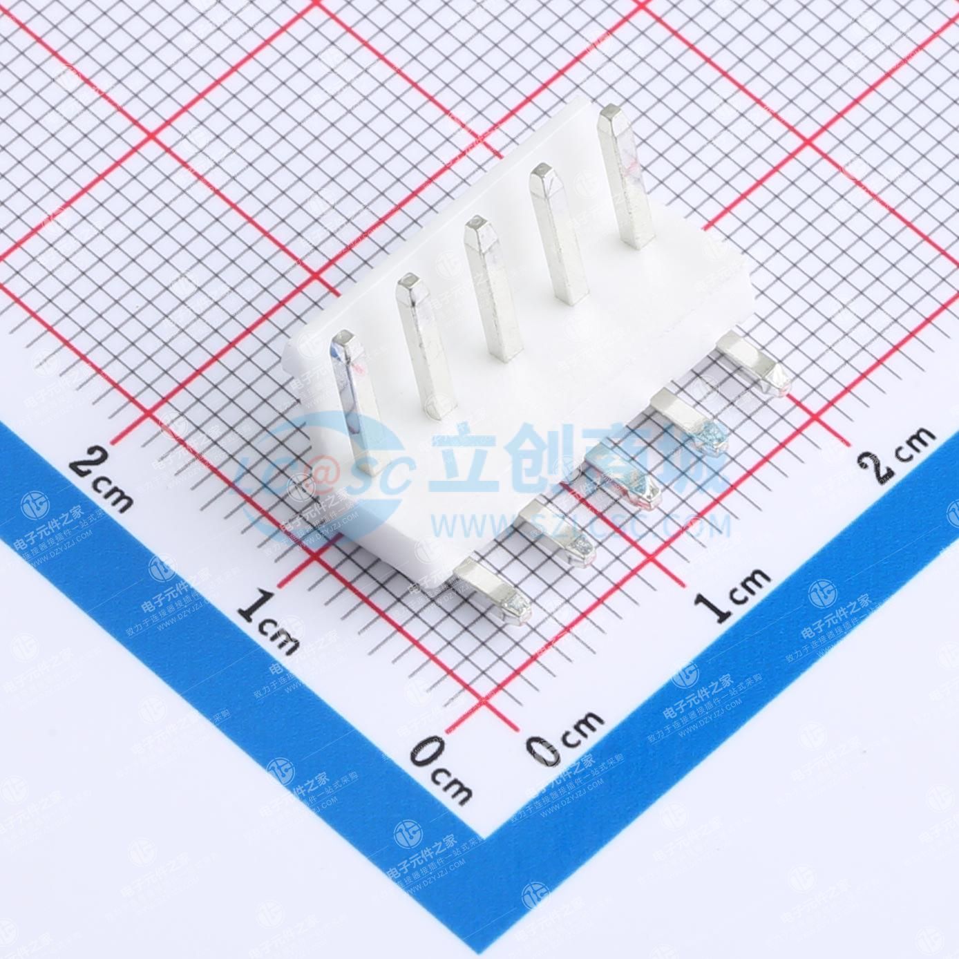 1x5P 间距:3.96mm 弯插 系列:VH