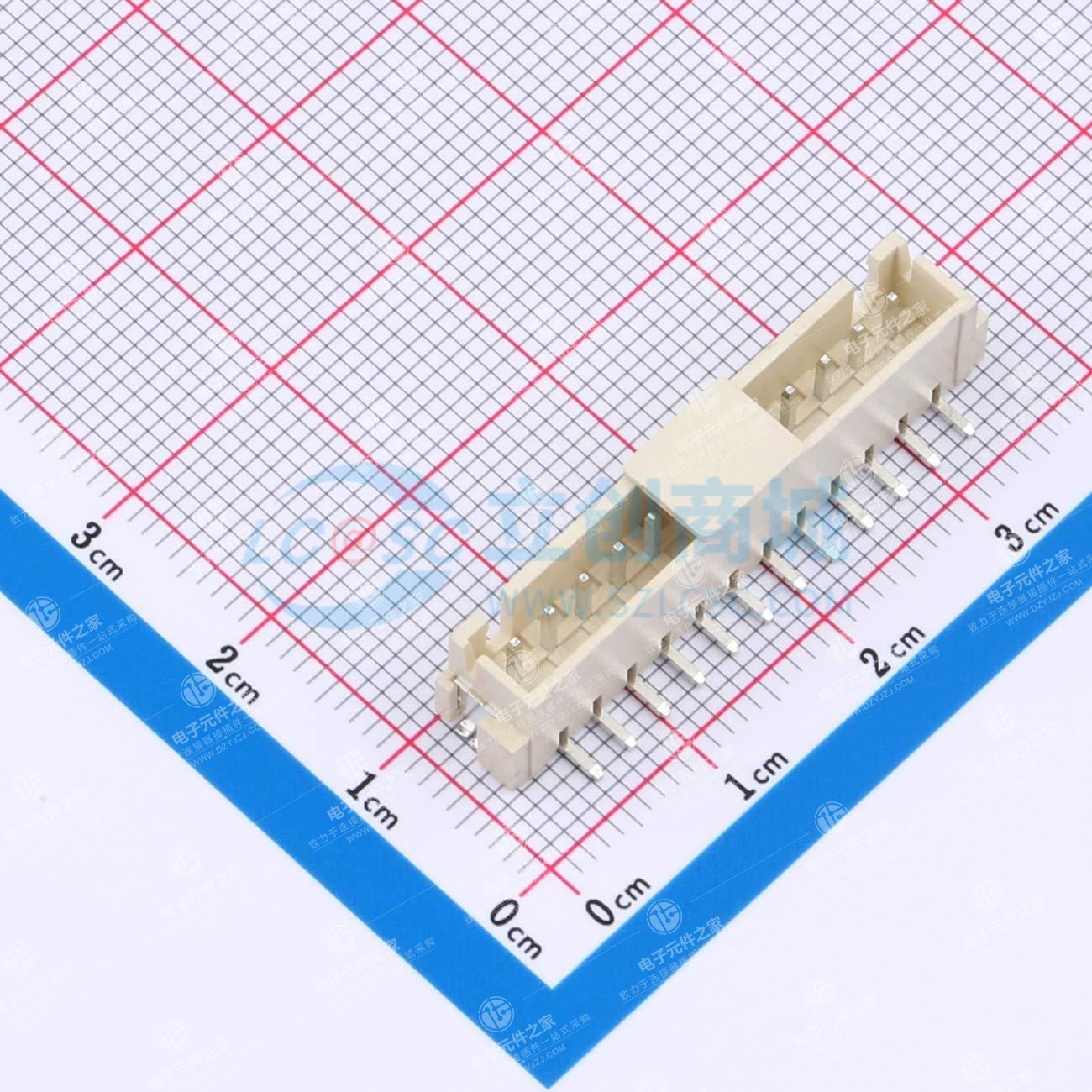 1x12P 间距:2.54mm 立贴